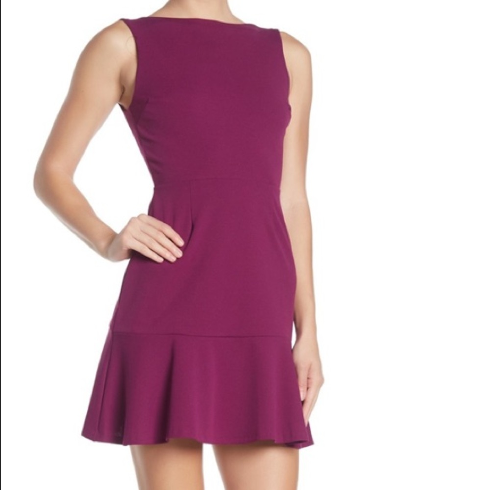 Love...Ady Scoop Back Flounce Hem Dress BNWT!